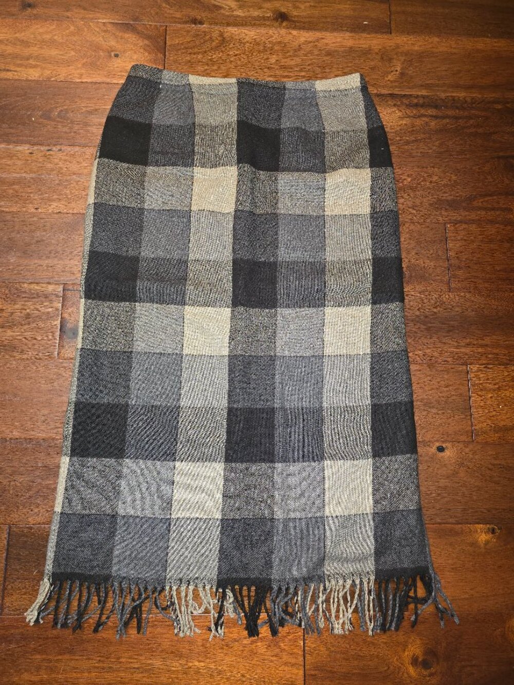 Laura Scott Plaid Skirt